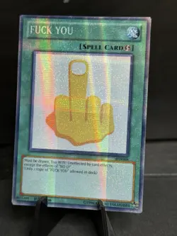 Yu-Gi-Oh! TCG FU And NO u Custom Starlight Rare Card Set - Image 1