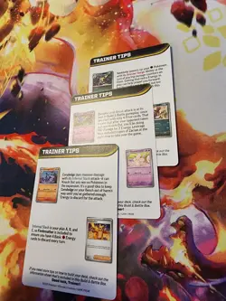 Pokemon Mega Evolution Phantasmal Flames Trainer Tips Art Card Set 3 cards - Image 3