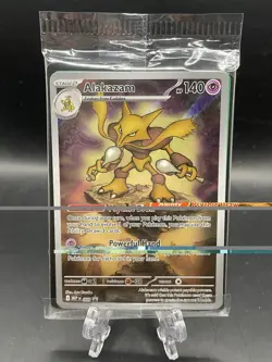 Pokemon TCG Alakazam 009 Black Star Promo Card SEALED NM - Image 1