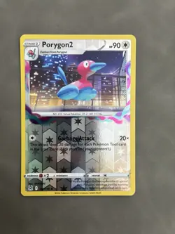 Porygon2 141/196 Reverse Holo Lost Origin Pokemon Card NM - Image 1