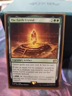 The Earth Crystal Final Fantasy Regular MTG Card in Near Mint Condition - Image 1