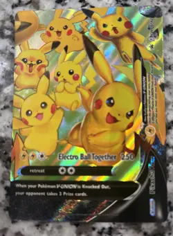 Pikachu V-Union SWSH142 SWSH: Sword & Shield Promo Cards Holo NM - Image 1