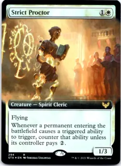 Strict Proctor (Extended Art) - FOIL - Strixhaven: School of Mages - 294 LP - Image 1