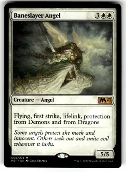 Baneslayer Angel Core Set 2021 Regular MTG - Image 1