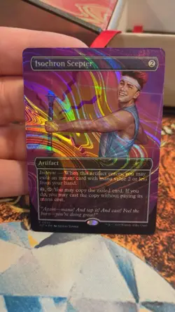 Isochron Scepter (Halo Foil) - Secret Lair Countdown Kit (SLC-0009) Mint - Image 1