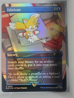 1x - Fabricate - FOIL BORDERLESS #2090 - Sonic Secret Lair - NM MTG - Image 1
