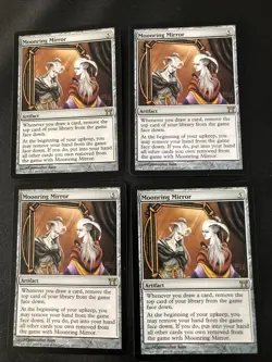 Moonring Mirror X4 Champions Of Kamigawa Ex Cond See Pics Front Back - Image 1