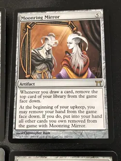 Moonring Mirror X4 Champions Of Kamigawa Ex Cond See Pics Front Back - Image 4