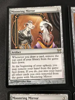 Moonring Mirror X4 Champions Of Kamigawa Ex Cond See Pics Front Back - Image 5