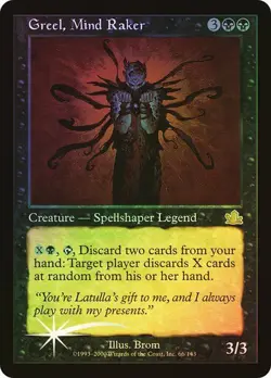 Prophecy MTG Foil Greel, Mind Raker Magic - Image 1