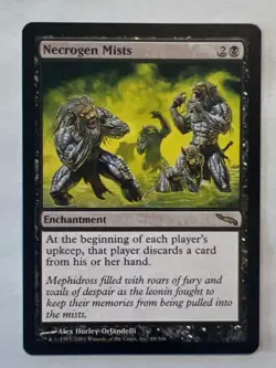 MTG - Necrogen Mists - Mirrodin - Rare - LP - Magic the Gathering - Image 1