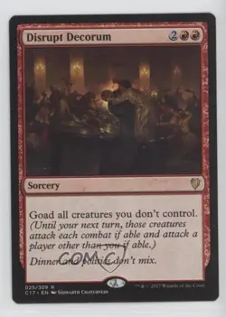 Disrupt Decorum Magic: Commander 2017 C17 #025 - Image 1