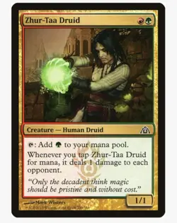 Zhur-Taa Druid MTG DGM LP | Pauper EDH Gruul Mana Dork Ramp Ping Each Opponent - Image 1