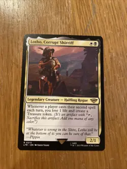 Lotho, Corrupt Shirriff 213 Universes Beyond: The Lord of the Rings NM 1 - Image 1