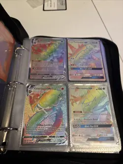 Pokemon TGC Rainbow Secret Rare Full Art Vmax and Gx Lot Of 4 - Image 1