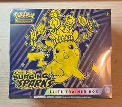Surging Sparks ETB Elite Trainer Box - FACTORY SEALED - Pokemon Scarlet & Violet - Image 1