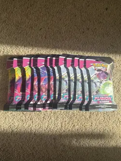 Pokemon Fusion Strike Sleeved Booster Pack Assorted Packs Sealed x12 - Image 1
