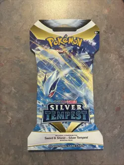 Pokemon TCG: Sword & Shield - Silver Tempest x1 Sleeved Booster Pack - Image 1