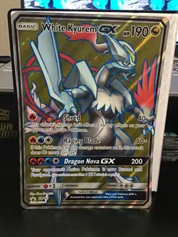 White Kyurem GX Jumbo SM141 Pokemon Black Star Promo - Image 1