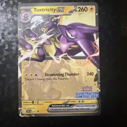 Toxtricity ex SVP 215 Pokemon 2024 Illustration Contest Promo NM - Image 1
