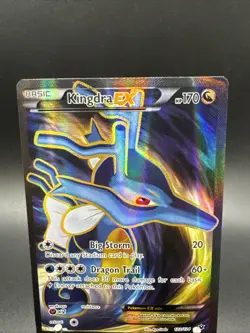 Pokemon Kingdra EX (Full Art) 122/124 Fates Collide Holo - Image 2