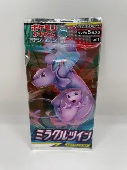 Pokemon Japanese Unified Minds: Miracle Twins SM11 Booster Pack X1 US Seller - Image 1