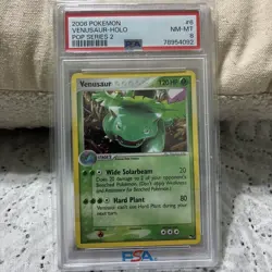 2006 POKEMON POP SERIES 2 VENUSAUR HOLO PSA 8 - Image 1