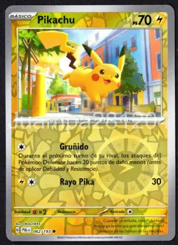 PIKACHU 062/193 EVOLUCIONES PALDEA CROMO POKEMON EVOLVED 2023 TCG REVERSE HOLO - Image 1