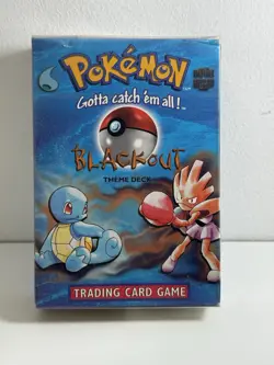 Pokemon Factory Sealed BLACKOUT THEME DECK (POSSIBLY SHADOWLESS) MINTY! #2 - Image 1