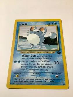 2000 Pokemon WotC Black Star Promo 29 Marill M/NM - Image 2
