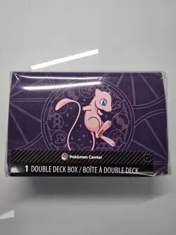 Mew Double Deck Box 2020 Pokemon Center Sealed Celestial Circles - Image 1