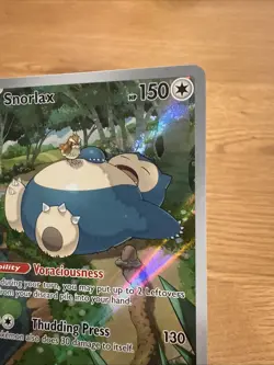 Snorlax 051 Pokemon TCG Scarlet Violet 151 Black Star Promo Full Art Near Mint - Image 4