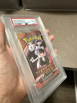 PSA 10 Destined Rivals Giovanni And Mewtwo Graded Pokemon Booster Pack 2025 - Image 3