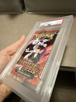 PSA 10 Destined Rivals Giovanni And Mewtwo Graded Pokemon Booster Pack 2025 - Image 4