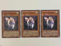Yugioh - Arsenal Summoner x 3 - DCR-004 - LP - Plus Free Holographic Card - Image 1