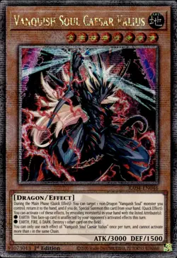 Vanquish Soul Caesar Valius - Quarter Century Secret Rare RA04-EN046 - YuGiOh - Image 1