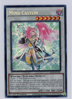 Yugioh TCG Mind Castlin MP24-EN149 1st Edition Prismatic Secret Rare - Image 1
