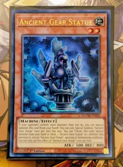 Ancient Gear Statue (Ultra Rare) - MZTM-EN045 - Yu-Gi-Oh TCG - Image 1