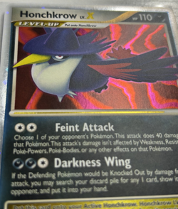 Honchkrow LV.X 132/132 Secret Wonders Holo Pokemon TCG Card 2007 MINT NM - Image 2