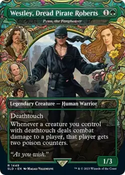 Westley, Dread Pirate Roberts - Fynn, the Fangbearer - Near Mint MTG Secret Lair - Image 1