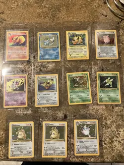 Pokemon TCG Vintage Jungle Holo Lot of 11 Holo Cards - Image 1