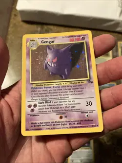 Pokemon TCG Vintage Fossil Holo Lot Of 11 Cards. Gengar Articuno Zapdos - Image 2