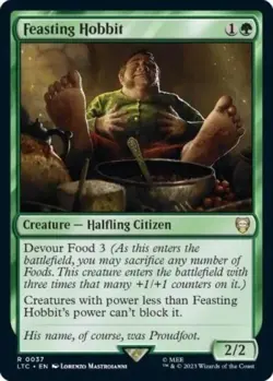 Feasting Hobbit - Near Mint MTG - Image 1