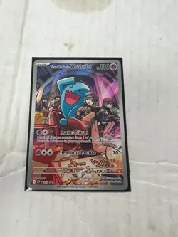 Team Rocket's Wobbuffet 203 Scarlet & Violet Promo Cards Illustration Rare NrMt - Image 1