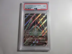 PSA 9 Celesteela GX Full Art Ultra Prism Pokemon Card - Image 1