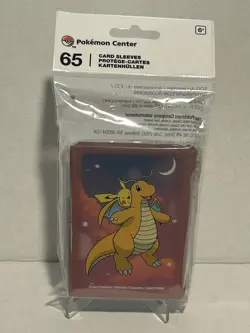 Pokemon Center: Dreamy Dragonite Card Sleeves (65 Sleeves) Sealed - Image 1