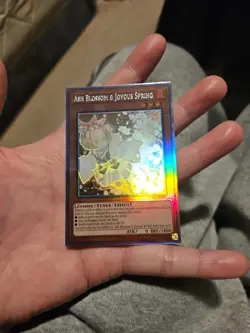 ash blossom & joyous spring rc04-ae009 ghost holographic rare ocg yugioh card - Image 4