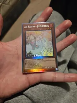 ash blossom & joyous spring rc04-ae009 ghost holographic rare ocg yugioh card - Image 5