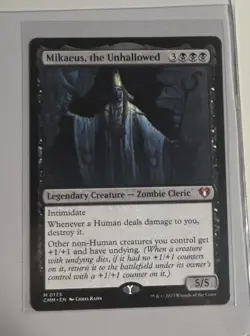 MTG English Mikaeus, the Unhallowed NM-Lp Normal Commander Masters - Image 1