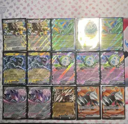 Pokemon TCG Black Bolt / White Flare Ex Double Rare / Full Art Lot Of 15 Cards - Image 1